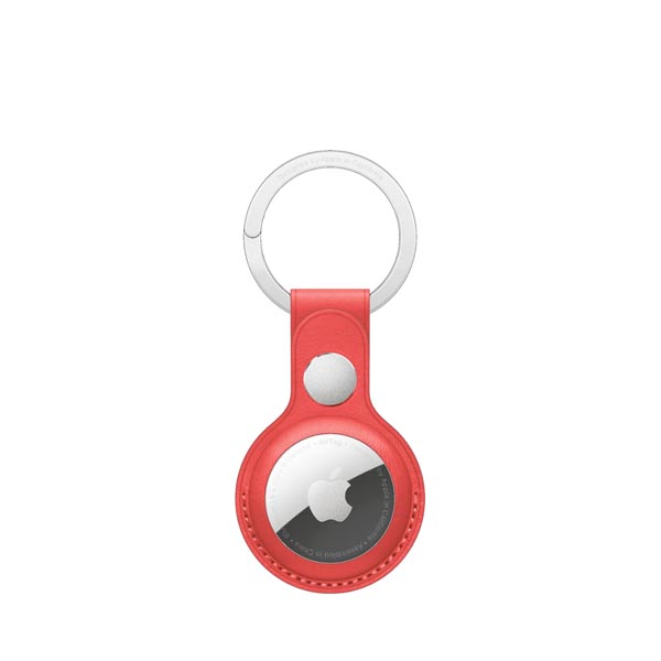 Apple - AirTag Leather Key Ring