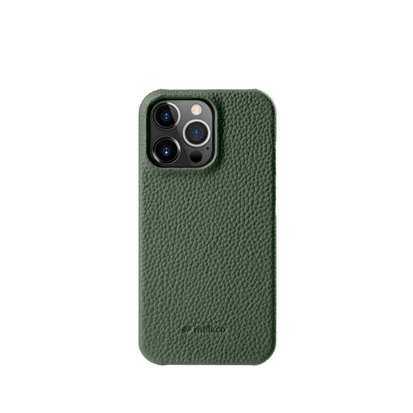 Melkco - Lai Chee Pattern Premium Leather Snap Cover Back Case